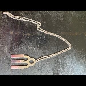 J Crew silver tone necklace